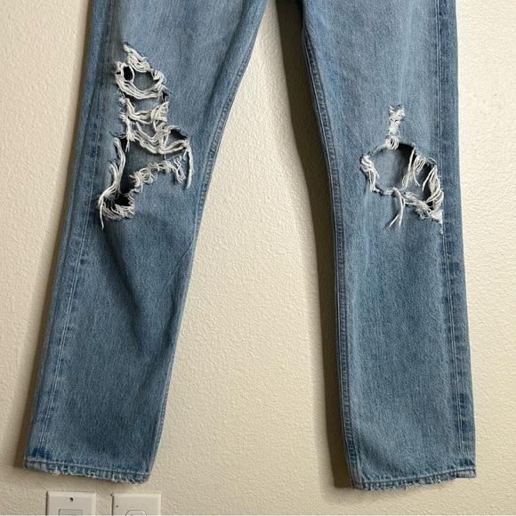 Agolde 90's Mid Rise Loose Fit jeans in Fall Out 25 - Picture 11 of 16